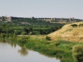 Dicle River , diyarbakir city walls , Hevsel gardens and diyarbakir castle surici all together