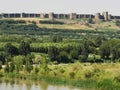 Dicle River , diyarbakir city walls , Hevsel gardens and diyarbakir castle surici all together