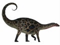 Dicraeosaurus Side Profile Royalty Free Stock Photo