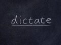 Dictate