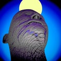 Dictator's head 3d rendering