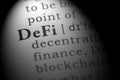 Dictionary definition of DeFi