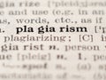 Dictionary definition of word plagiarism