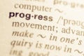 Dictionary definition of word progress