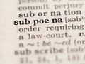 Dictionary definition of word subpoena