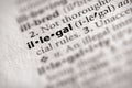 Dictionary Series - Law: illegal