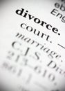 Dictionary Word Divorce Royalty Free Stock Photo