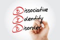 DID - Dissociative Identity Disorder acronym