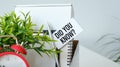 Did You Know inscription on card message insticky note. Office background. Royalty Free Stock Photo