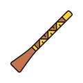 Didgeridoo color icon