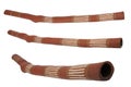Didgeridoo, musical instrument of the australian aboriginals Royalty Free Stock Photo