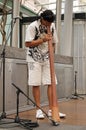 Didgeridoo Player Troy Allen Royalty Free Stock Photo