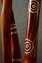 Didgeridoo - Traditional Australian Indigenous music instrument Royalty Free Stock Photo