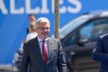 Didier Reynders, during World leaders Arriving to NATO SUMMIT 2018 North Atlantic Treaty Organizat