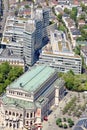 Die Alte Oper Old Opera House and the Frankfurter Welle in Frankfurt am Main, Germany Royalty Free Stock Photo