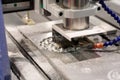 Die and mold making with CNC milling machine Royalty Free Stock Photo