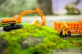 Diecast Construction Toys Royalty Free Stock Photo