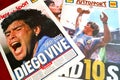 Diego Armando MARADONA 1960-2020 Italian Front Page Newspapers