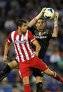 Diego Costa and Kiko Casilla Royalty Free Stock Photo