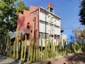 Casa estudio Rivera e Khalo. Mexico City. Royalty Free Stock Photo