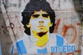 Diego maradona graffiti