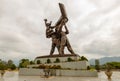 The battle of Dien Bien Phu victory statue at D1 Hill.