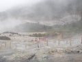 Dieng crater in kawah sikidang