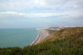 Dieppe, the beach seen from above Seine-Maritime France Royalty Free Stock Photo