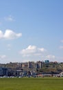 Dieppe esplanade and castle. Seine-Maritime, France Royalty Free Stock Photo