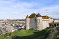 DIEPPE, FRANCE - SEPTEMBER 15, 2018:The castle- museum of Dieppe in Normandy Royalty Free Stock Photo