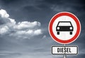 Diesel driving ban