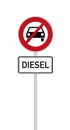 Diesel driving prohibited