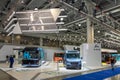 Diesel, electric and hydrogen buses of the GAZ company at the international show of commercial vehicles Comtrans 2021. A