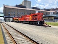 diesel electric locomotives at train days