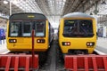 Diesel and electric trains Manchester Piccadilly