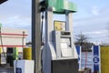 A diesel gas pump station at the AM PM Gas station and convenience retail store Royalty Free Stock Photo