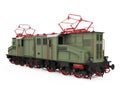 Diesel Locomotive Train Isolated