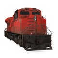 Diesel Locomotive Train Isolated