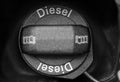 Diesel petrol, gasoline tank Royalty Free Stock Photo