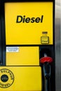Diesel pump Royalty Free Stock Photo