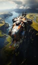 The Diesel Punk Rift: A Closeup of the Flying Mountain