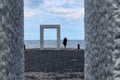 The sculpture Tensei Tenmoku in Garachico in Tenerife