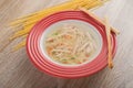 Diet chicken noodle soup