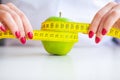 Diet. Fitness and healthy food diet concept. Balanced diet with Royalty Free Stock Photo