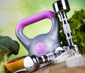 Diet and fitness, vitamin concept Royalty Free Stock Photo