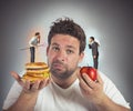 Diet guilty conscience Royalty Free Stock Photo