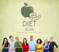 Diet Health Eating Nutrition Measure Concept Royalty Free Stock Photo