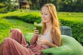 Diet. Healthy Eating Woman Drinking Fresh Raw Green Detox Vegetable Juice. Healthy Lifestyle, Vegetarian Food And Meal Royalty Free Stock Photo