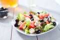 Diet and healthy mediterranean salad Royalty Free Stock Photo