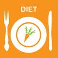 Diet icon. illustration